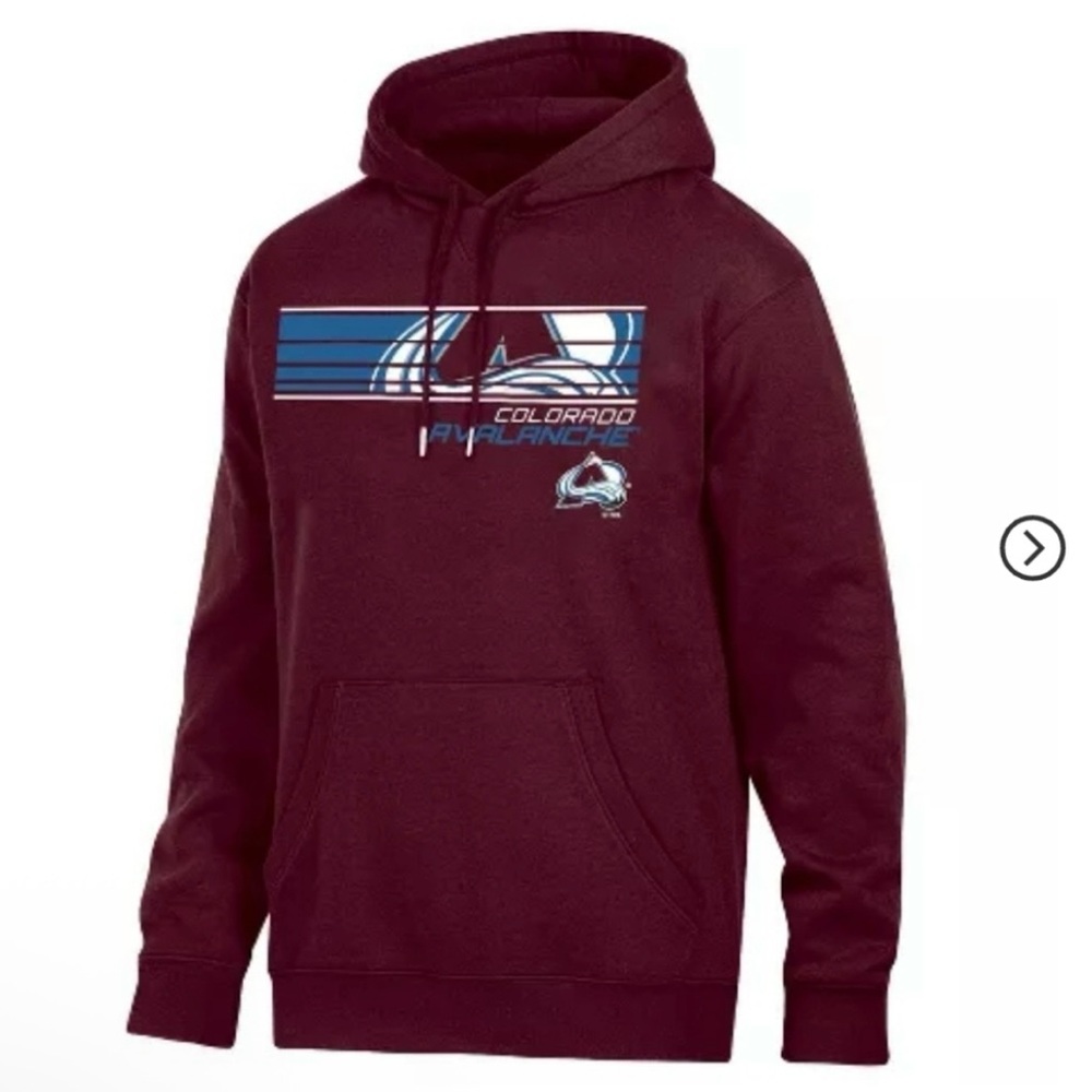 NHL Colorado Avalanche Men’s Hooded Sweatshirt Burgundy Size 2XL